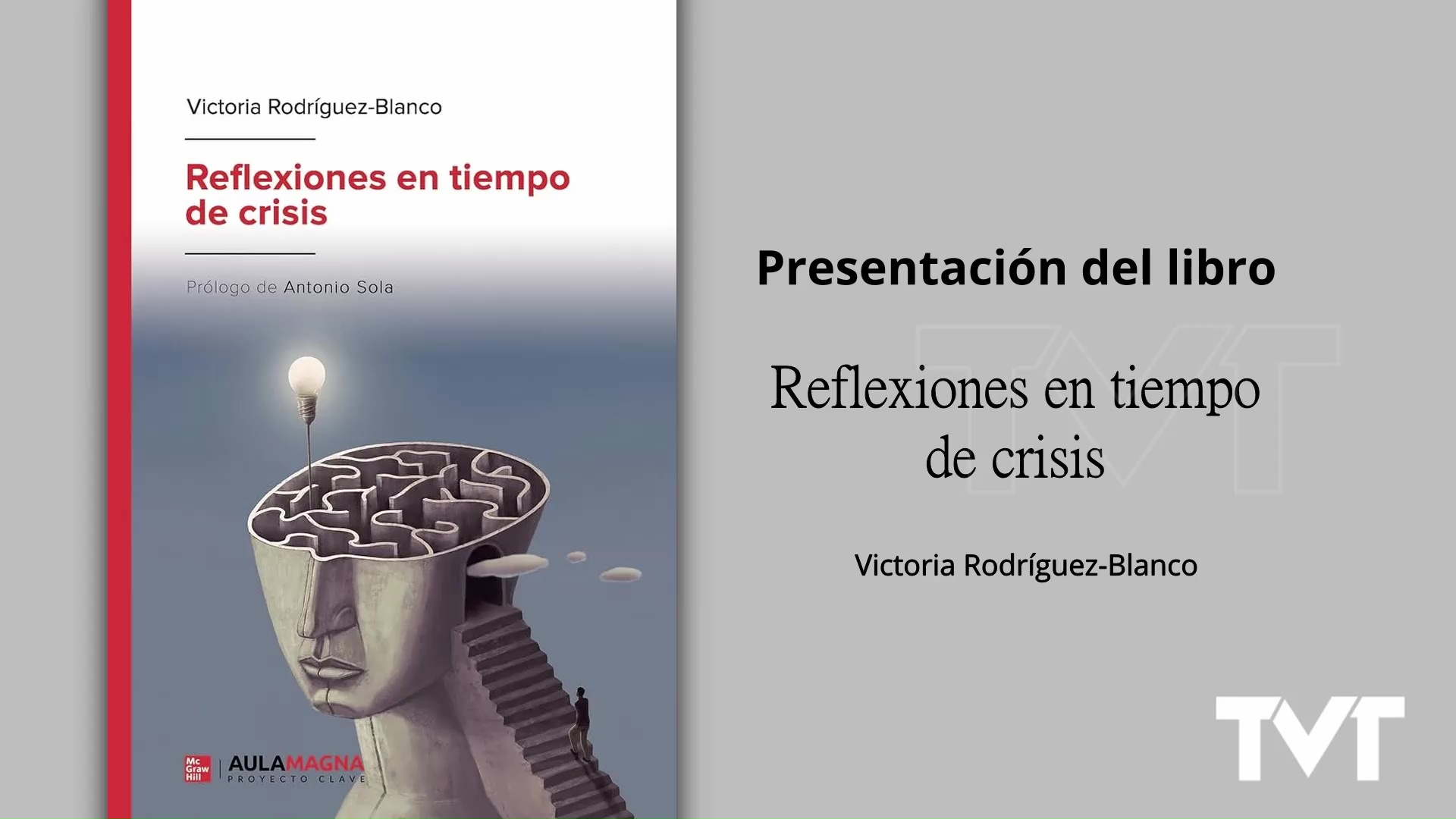 Presentación del libro de Victoria Rodríguez